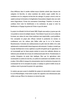 Projets de microcrédit agricole pour la réduction de la pauvreté