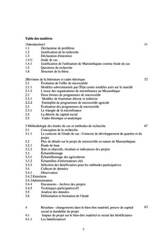 Projets de microcrédit agricole pour la réduction de la pauvreté