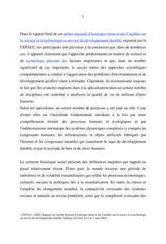 Complexité et développement durable