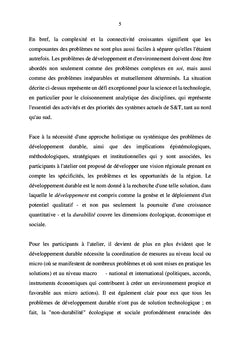 Complexité et développement durable