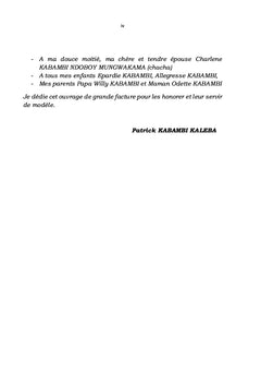 Modèle de développement pour la République Démocratique du Congo