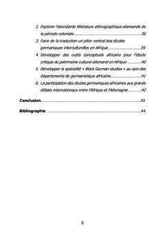Les études germaniques en Afrique : enjeux et perspectives