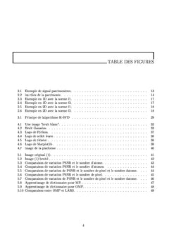 La Décomposition Parcimonieuse pour le débruitage d'images