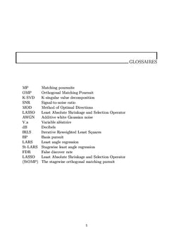 La Décomposition Parcimonieuse pour le débruitage d'images