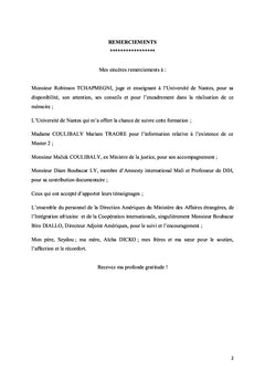 Violations des droits humains au Mali