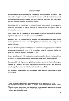 Violations des droits humains au Mali