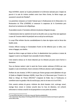 Violations des droits humains au Mali