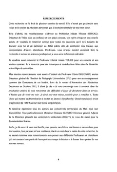 Etude de la politique de régionalisation au Mali