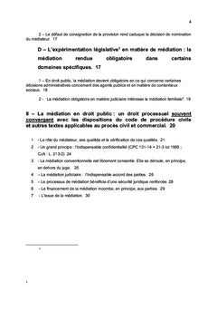 La médiation en droit public