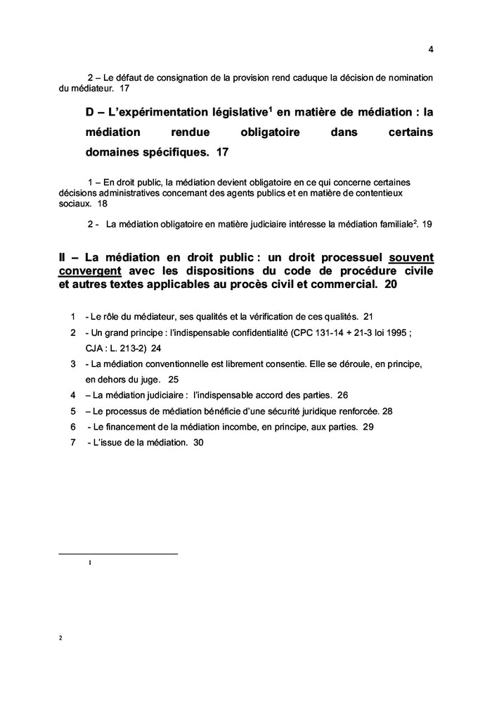 La médiation en droit public