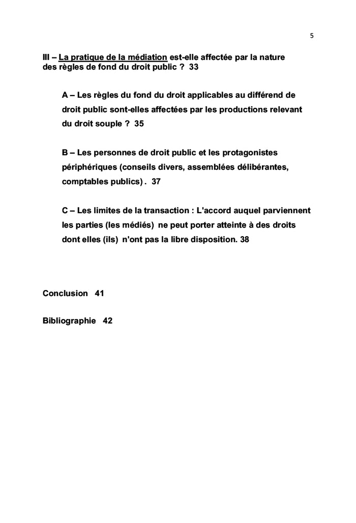 La médiation en droit public