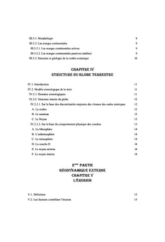 Glossaire de Géologie