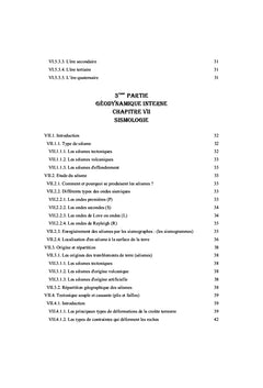 Glossaire de Géologie