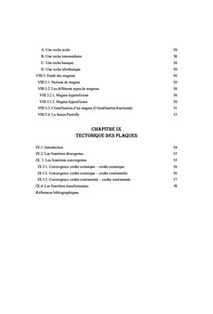 Glossaire de Géologie