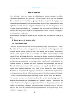 La formation en démarche d'investigation et les pratiques enseignantes