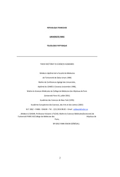 HYPOTHYROIDIE ENDOCRINO-DIABETO-METABOLIQUE AUTO-IMMUNE.