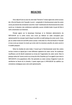 Évaluation formative d'une unité opérationnelle du MINASCOF