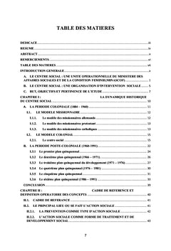 Évaluation formative d'une unité opérationnelle du MINASCOF