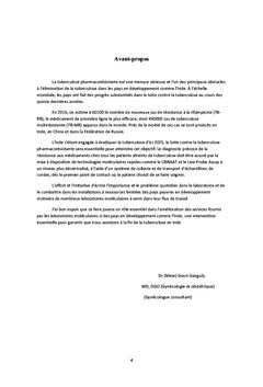 Diagnostic moléculaire des contraintes de la TB