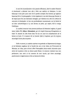 Influence de la vie et de l'expérience médicale de John Keats