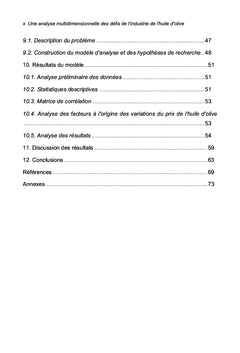 Analyse des défis de l'industrie de l'huile d'olive