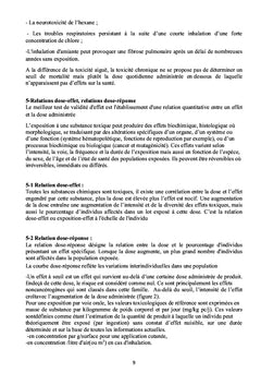 Traité de Toxicologie et Méthodes d'évaluation
