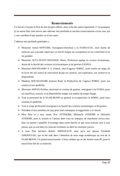 Analyse de Non Souscription de l'Assurance Automobile au Bénin