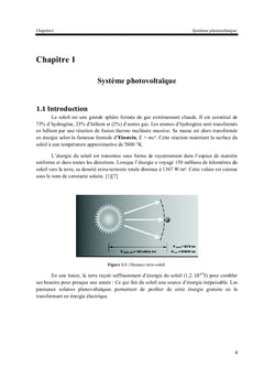 Conception d'un chargeur de batterie basée sur la MPPT Photovoltaïque