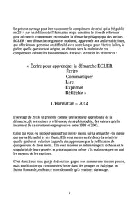 Entrer dans la liberté et le plaisir d'écrire avec ECLER