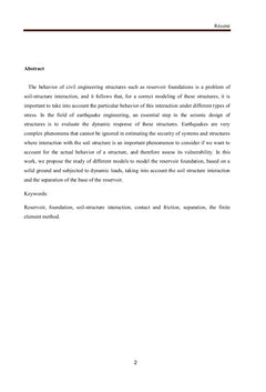 Modélisation des problèmes d'interaction sol-structure