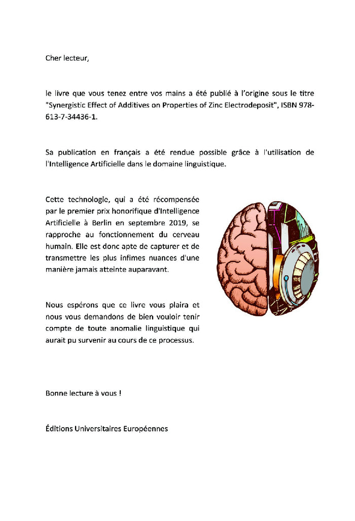 Effet synergique des additifs