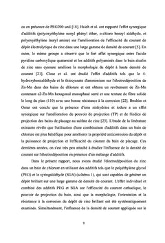 Effet synergique des additifs