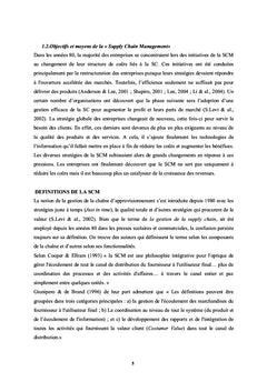 Digitalisation de la SUPPLY CHAIN