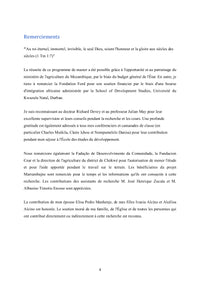 Projets de microcrédit agricole pour la réduction de la pauvreté