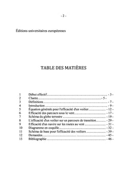 Les mystères des voiliers