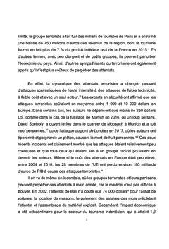 L'émergence des menaces de financement du terrorisme