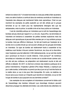 L'émergence des menaces de financement du terrorisme