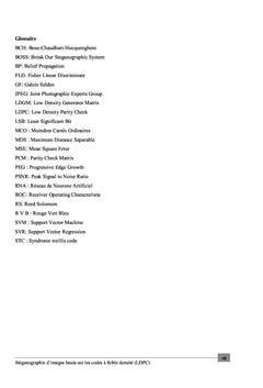 Stéganographie d'images basée sur les codes à faible densité (LDPC)
