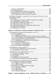 Caractérisation et modélisation de l'intégrité de surface induite par usinage