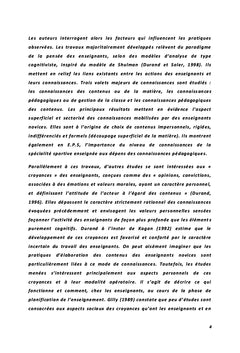 Les représentations sociales des enseignants à l'égard de la lutte