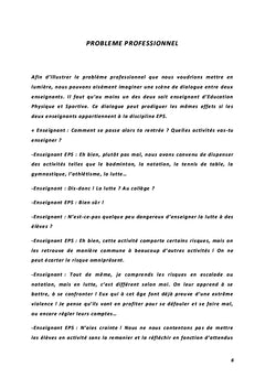 Les représentations sociales des enseignants à l'égard de la lutte