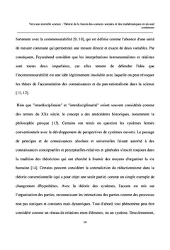 Vers une nouvelle science