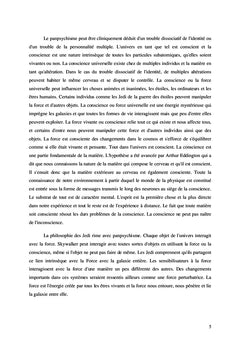 Conscience du corps et du cerveau