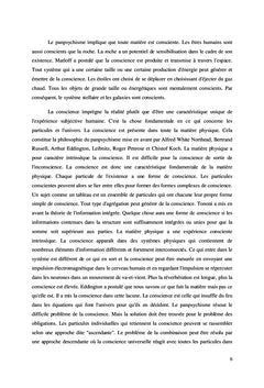 Conscience du corps et du cerveau