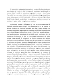Conscience du corps et du cerveau
