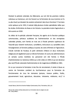 Obstacles à la formation et au développement de la fonction publique