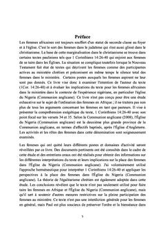 Femmes africaines au ministère: L'expérience nigériane