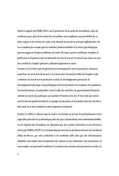 Heures de travail sédentaires