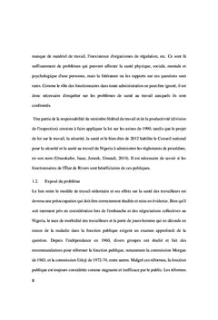 Heures de travail sédentaires