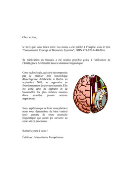 Concept fondamental des systèmes biométriques